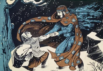 King Wenceslas, Anonym julebog illustration